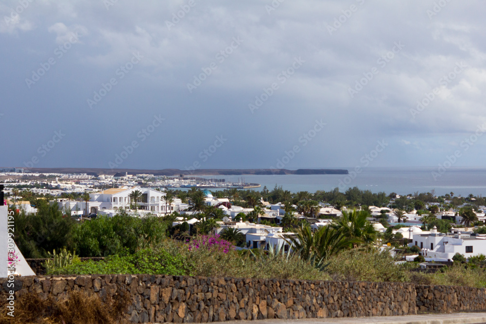 White traditional house from Lanzarote White traditional house from Lanzarote