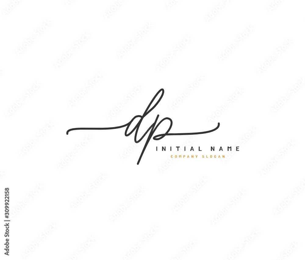 D P DP Beauty vector initial logo, handwriting logo of initial signature, wedding, fashion, jewerly, boutique, floral and botanical with creative template for any company or business. D P DP Beauty vector initial logo, handwriting logo of initial signature, wedding, fashion, jewerly, boutique, floral and botanical with creative template for any company or business.