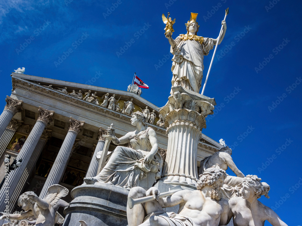 Obraz premium parliament in vienna in austria