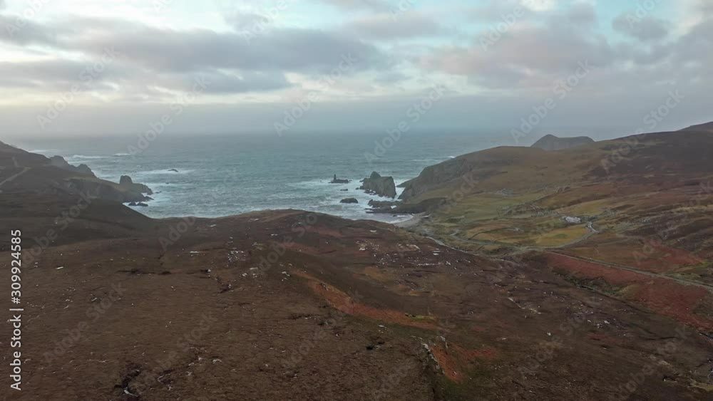 The amazing coastline at Port between Ardara and Glencolumbkille in County Donegal - Ireland The amazing coastline at Port between Ardara and Glencolumbkille in County Donegal - Ireland
