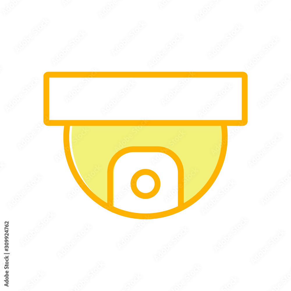 CCTV icon vector in trendy style design CCTV icon vector in trendy style design