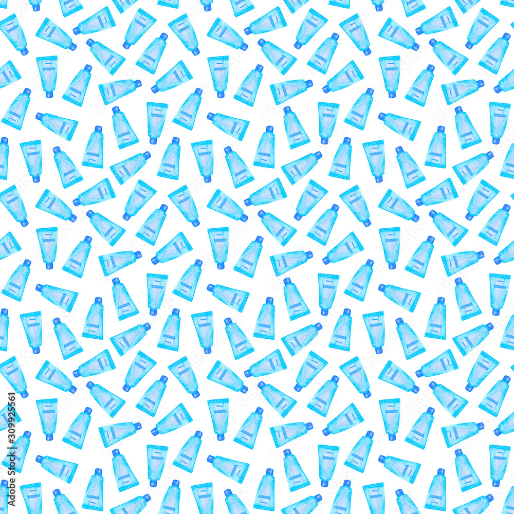 Seamless pattern of cream on a white background Seamless pattern of cream on a white background