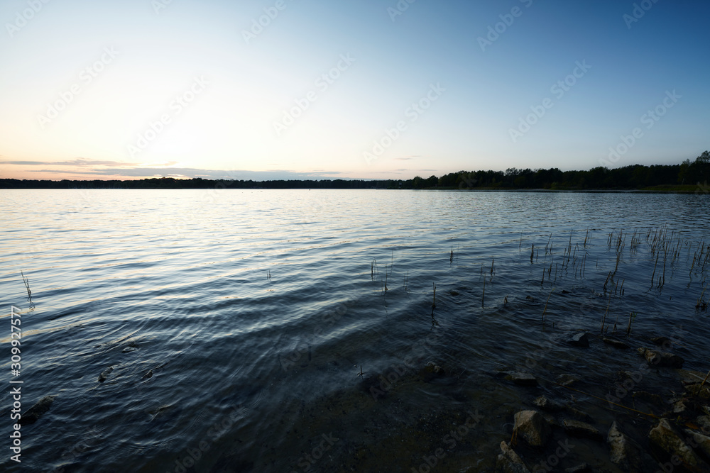 The Tankumsee at Isenbüttel / Germany after sunset The Tankumsee at Isenbüttel / Germany after sunset