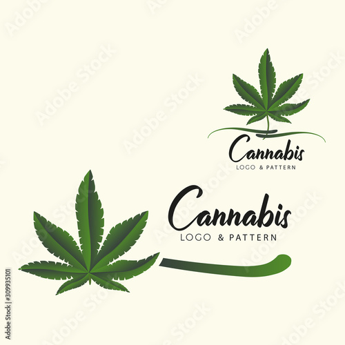 Marijuana, Cannabis icons. Set of medical marijuana icons. Drug consumption.