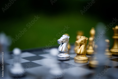 Chess  board games for concepts and contests  and strategies for business success ideas