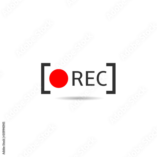 Recording icon template