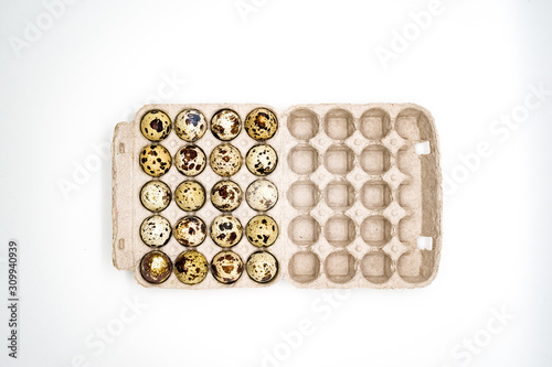 pills in blister isolated on white