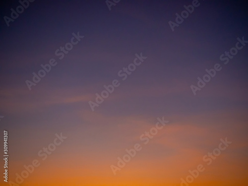 Colorful sky in twilight time background © somchaichoosiri