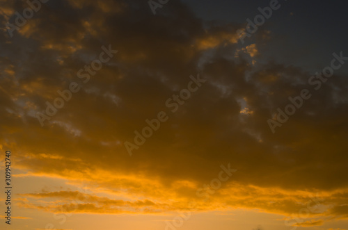 Blue sky and white clouds background