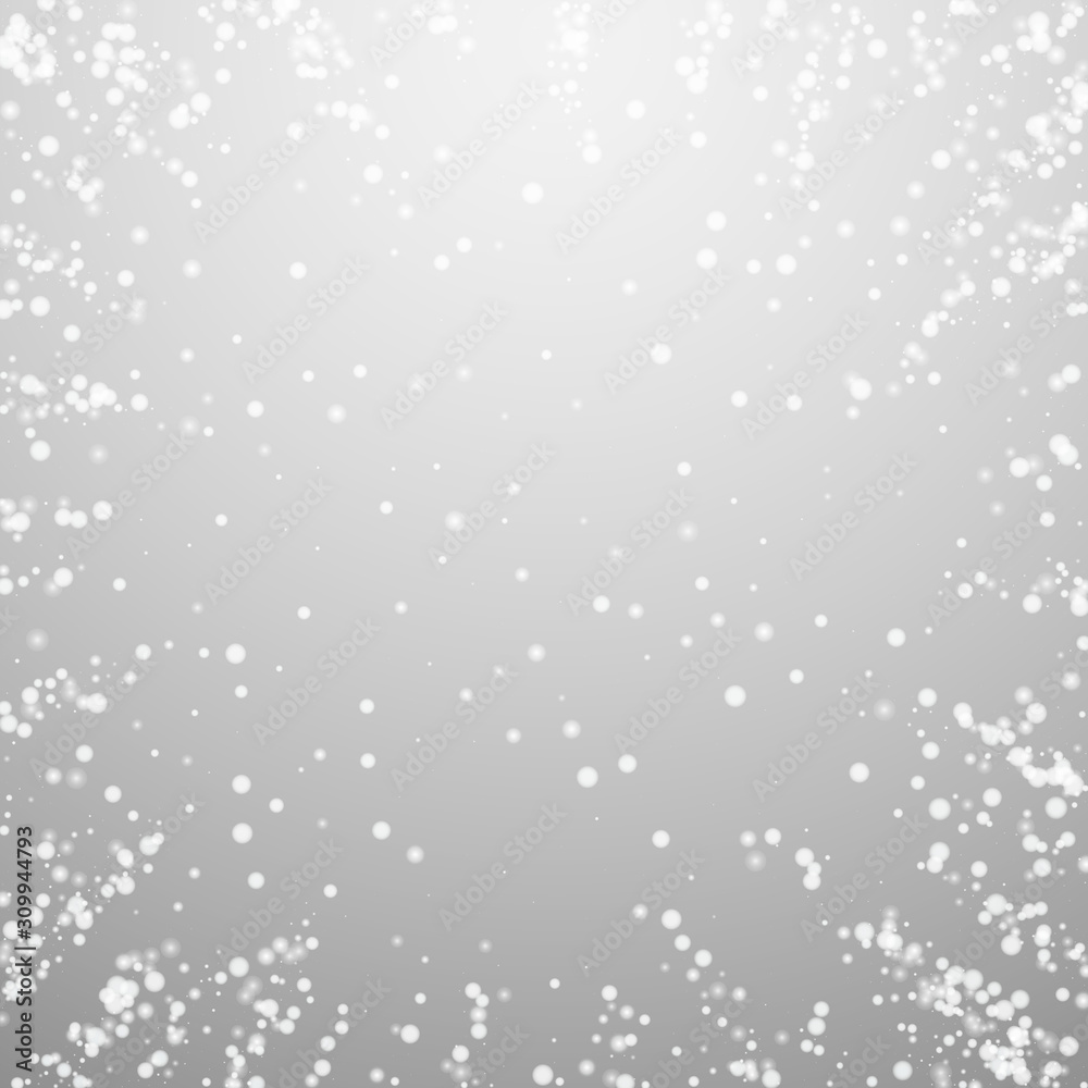 Amazing falling snow Christmas background. Subtle Amazing falling snow Christmas background. Subtle