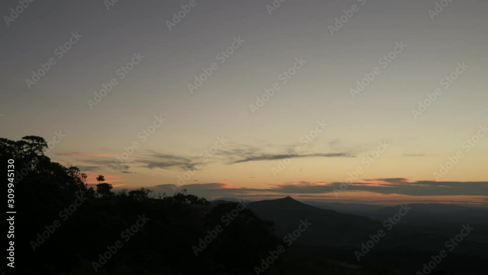 Sunset in the Mountains in Brazil Sunset in the Mountains in Brazil