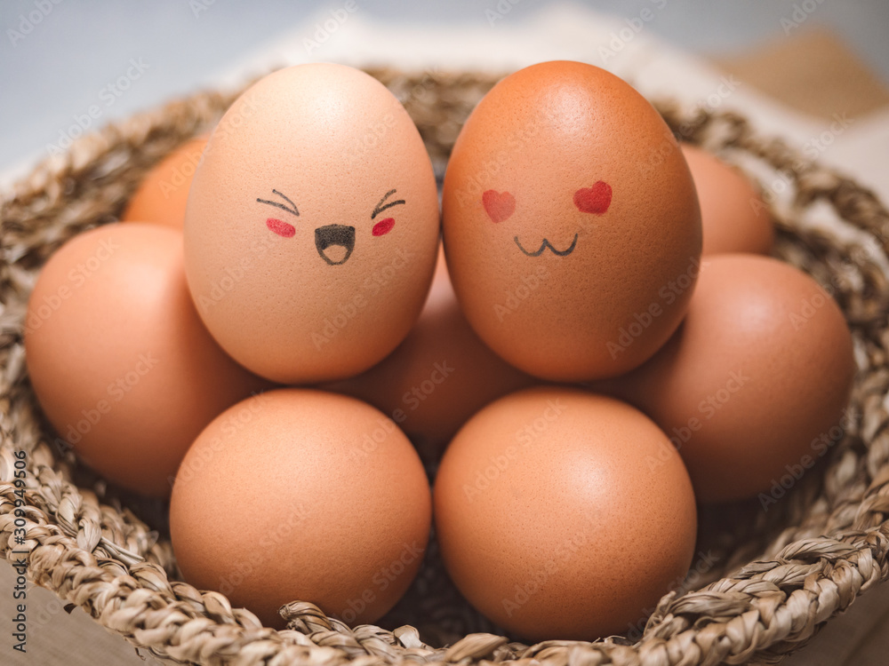 Egg lovers have happy faces Egg lovers have happy faces