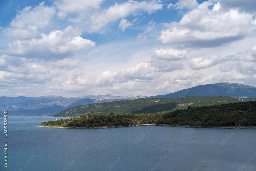 Lake of Saint Croix in Alpes de Haute, France