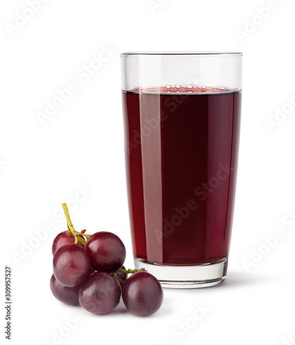 Tela glass of grape juice