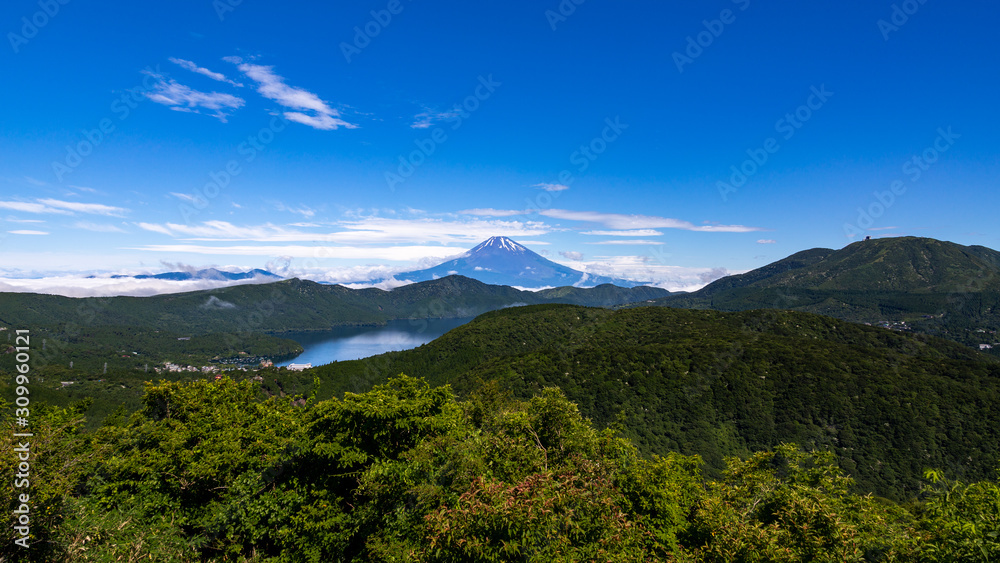 富士山と芦ノ湖 / Mt.Fuji and Ashinoko