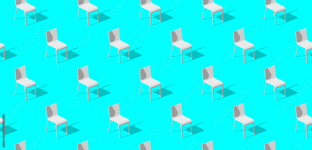 eps10. Seamless pattern of chairs with shadows on the floor. Vector background. eps10. Seamless pattern of chairs with shadows on the floor. Vector background.