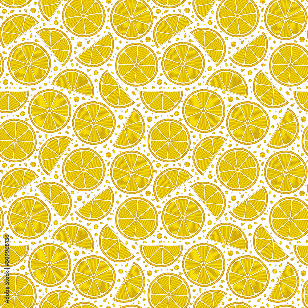 Fresh lemons background, hand drawn. Fresh lemons background, hand drawn.