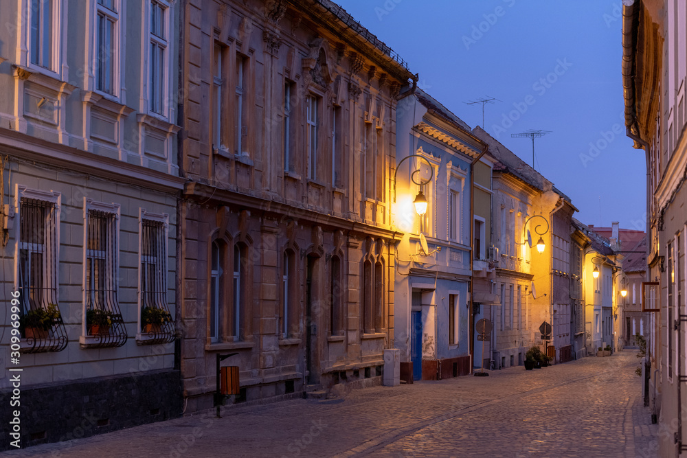 old street at night