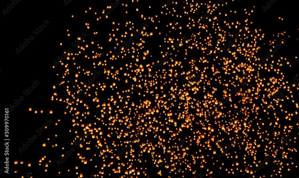 Beautiful Unfounded on Yi Peng festival and Loy Krathong day. Chiang Mai,Thailand Beautiful Unfounded on Yi Peng festival and Loy Krathong day. Chiang Mai,Thailand