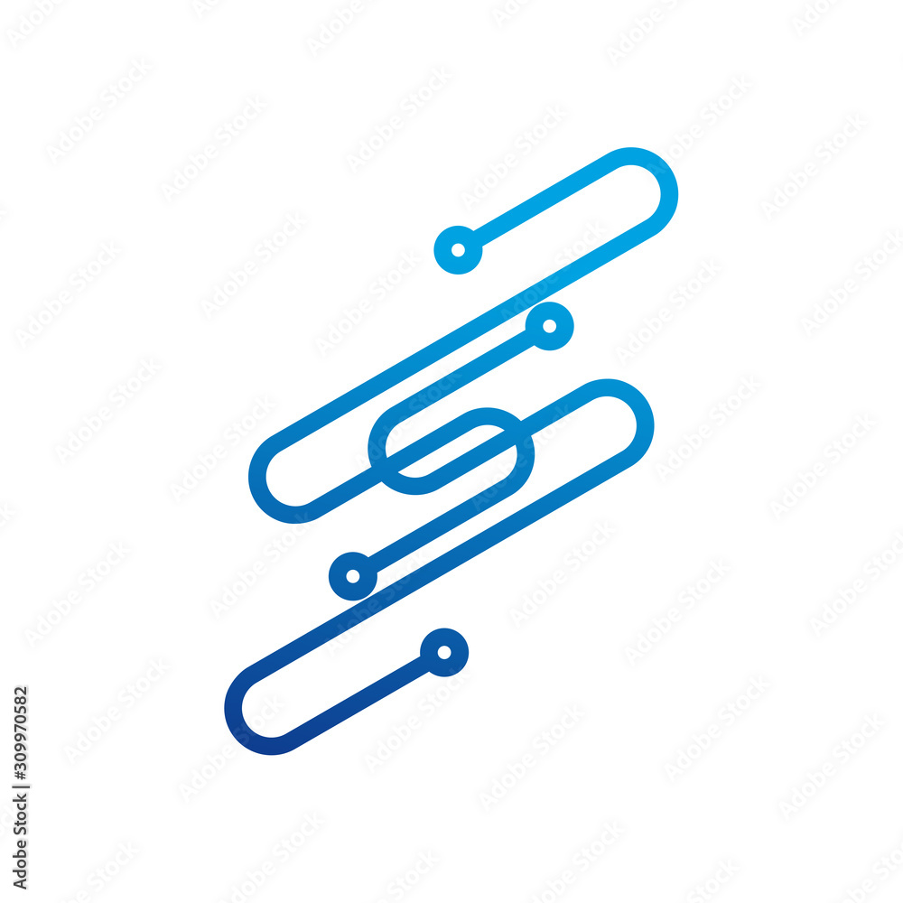 Circuit logo design vector template, Circular logo icon, Link icon with dot, Circuit element, Creative design, Icon Technology Circuit logo design vector template, Circular logo icon, Link icon with dot, Circuit element, Creative design, Icon Technology