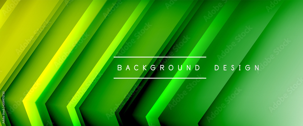Arrow lines, technology digital template with shadows and lights on gradient background. Trendy simple fluid color gradient abstract background with dynamic straight shadow lines effect Arrow lines, technology digital template with shadows and lights on gradient background. Trendy simple fluid color gradient abstract background with dynamic straight shadow lines effect