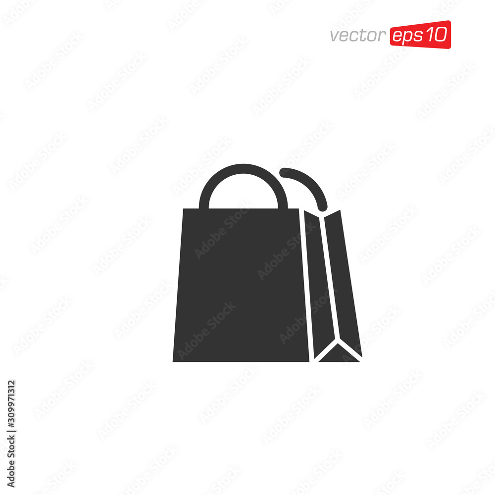 Bag Shop Icon Design Illustrator Bag Shop Icon Design Illustrator