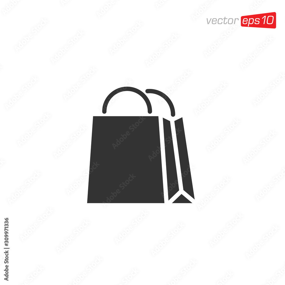 Bag Shop Icon Design Illustrator Bag Shop Icon Design Illustrator