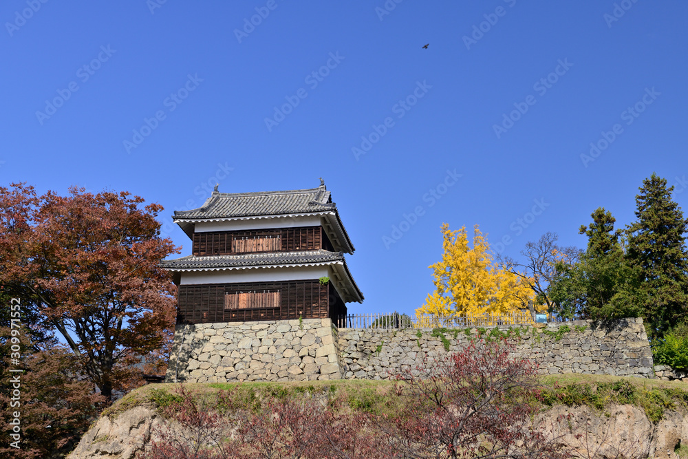 秋の上田城