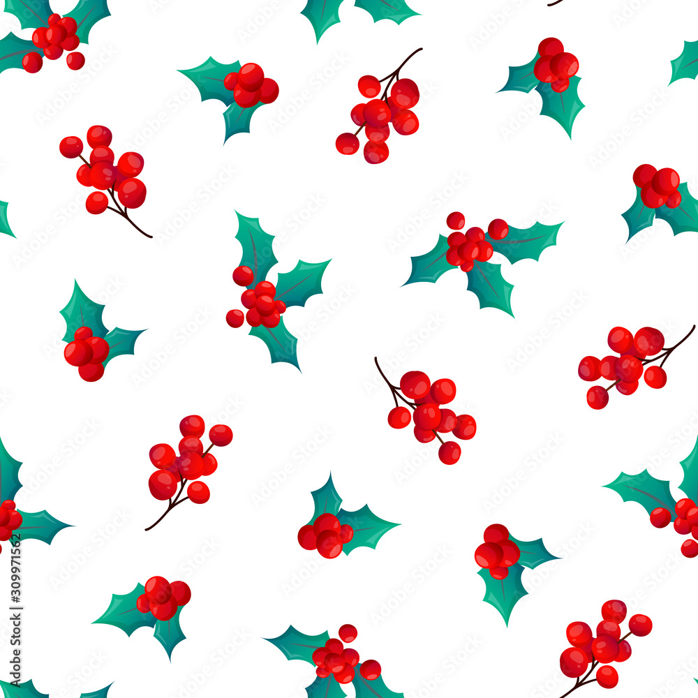 Winter holiday seamless pattern. Winter holiday seamless pattern.