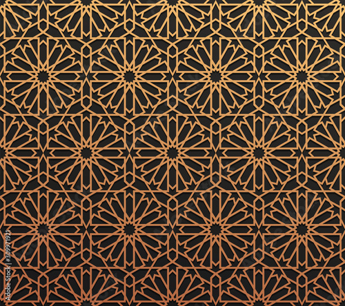 Moroccan Islamic Pattern Art Ornament  Background