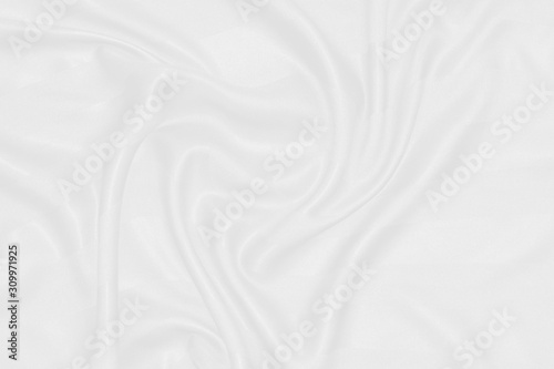 White Conton Cloth background with soft waves.