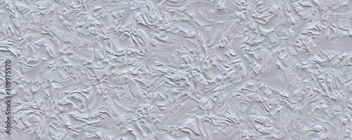 Rough white stucco wall background