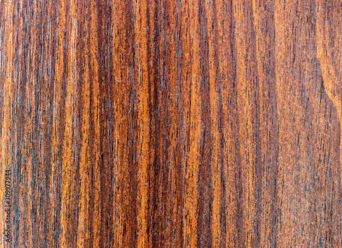 Texture of an old brown wooden surface