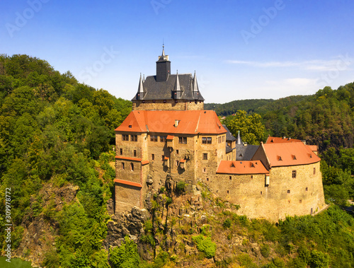 Historic Kriebstein castle near Waldheim in Saxony, Germany photo