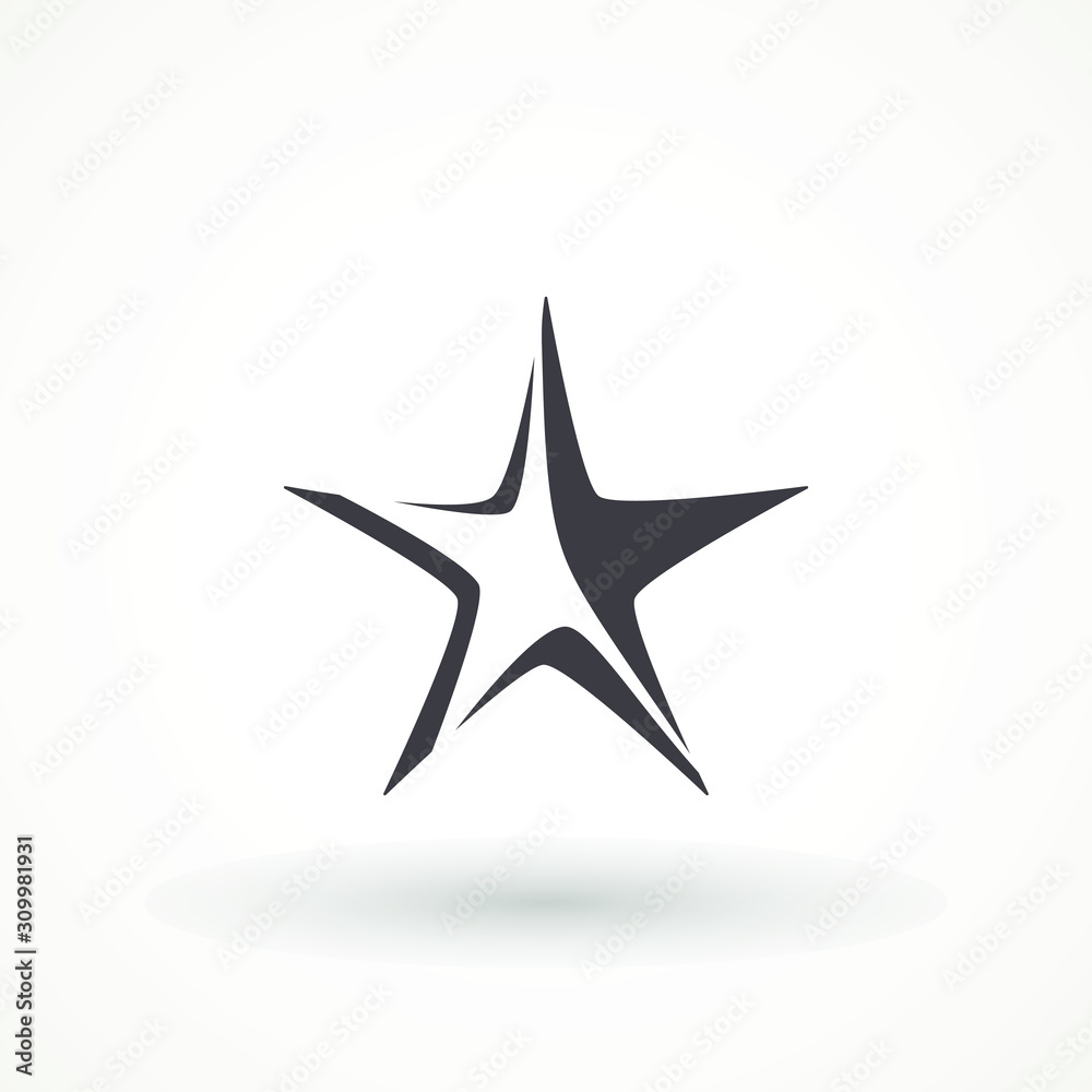 Star Logo Template vector icon illustration design Abstract isolated design Star Logo Template vector icon illustration design Abstract isolated design