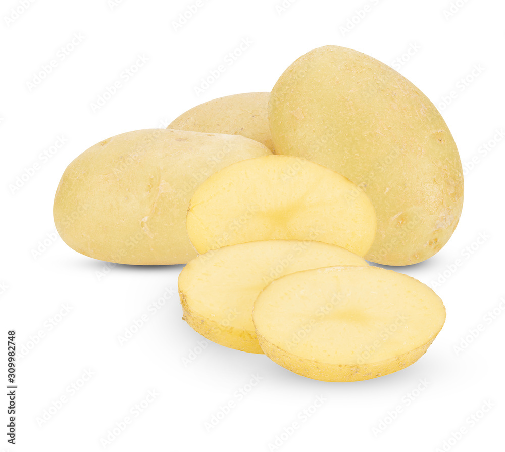 potato isolated on white background potato isolated on white background
