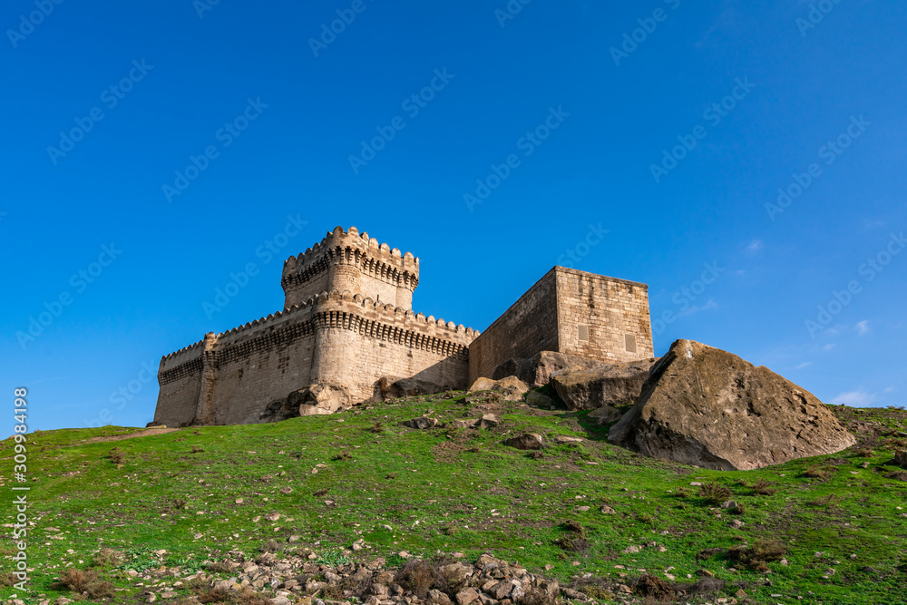 Ancient fortress, dated to the 12th century, located in Ramana district , Sights of Azerbaijan
