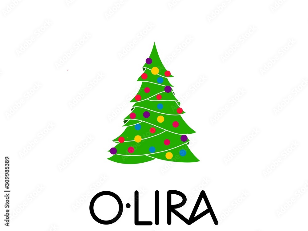 Christmas tree vector Christmas tree vector