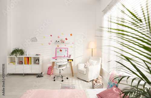 Modern child room interior with stylish furniture © New Africa