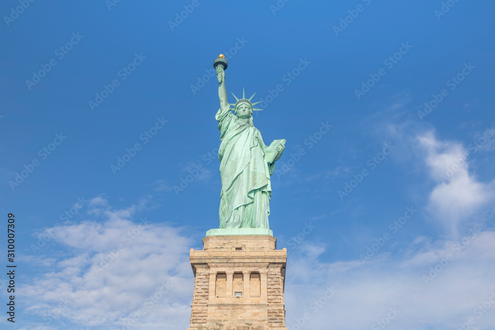 The Statue of Liberty, New York.