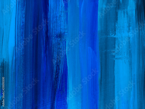Classic blue oil painting texture. Modern abstarct art. Trendy background 2020.  Fragment of artwork on canvas . Spots of oil paint. Brushstrokes of paint. For web design, backdrop
