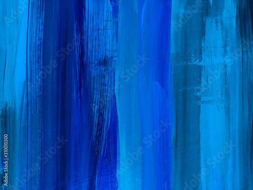 Classic blue oil painting texture. Modern abstarct art. Trendy background 2020.  Fragment of artwork on canvas . Spots of oil paint. Brushstrokes of paint. For web design, backdrop