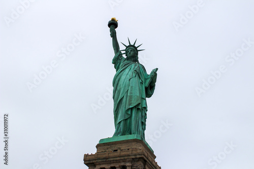 Close up of the Statue of Liberty New York City