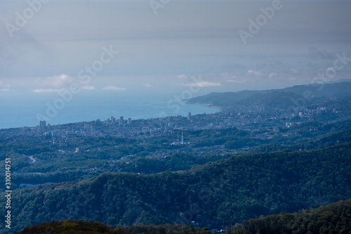 Sochi mountain big Ahun panorama