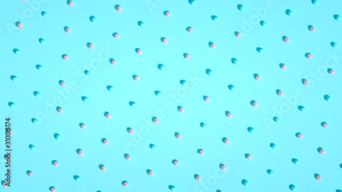 Beautiful background with geometric shape. 3d illustration, 3d rendering.