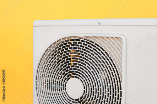 Wallpaper Mural Air conditioner compressor outside unit. Torontodigital.ca