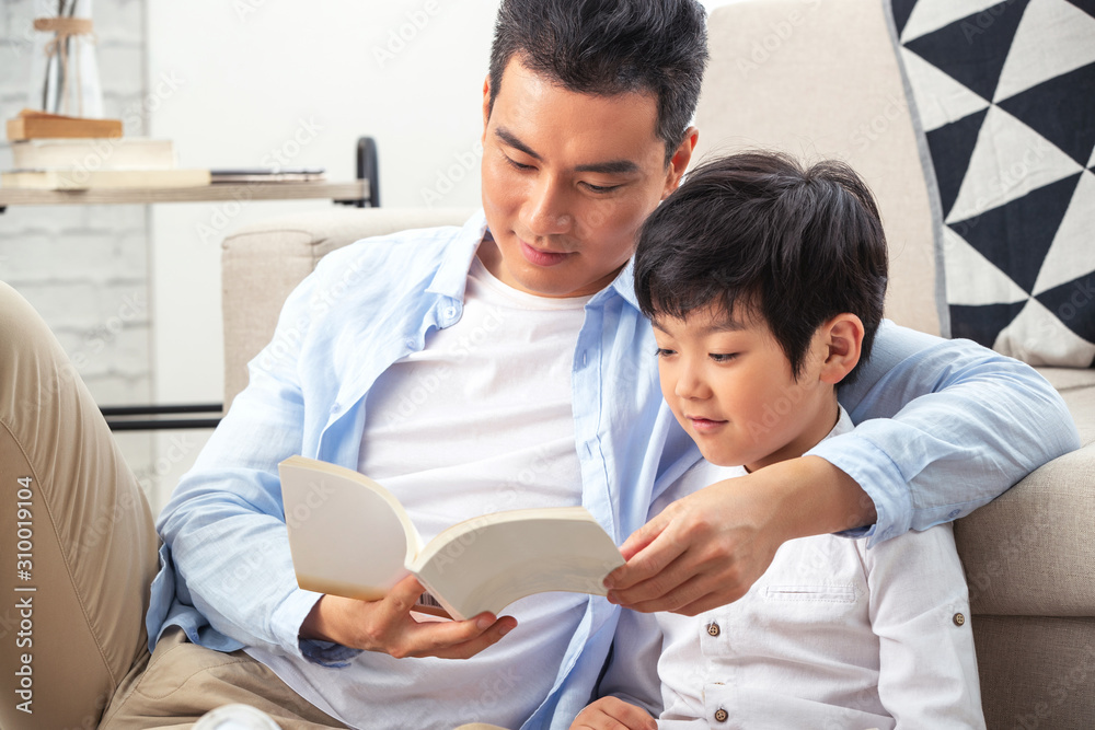Happy father and son Happy father and son