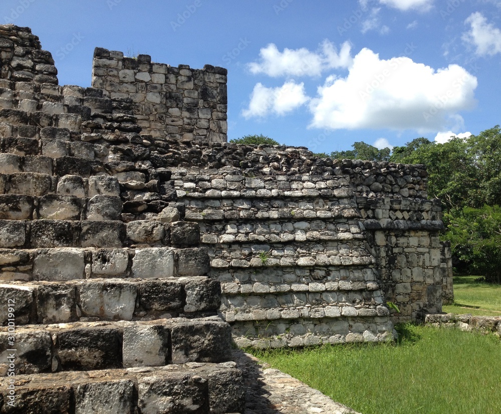 The ruins of Ek' Balam, a Yucatec Maya site in Mexico's Yucatan Peninsula