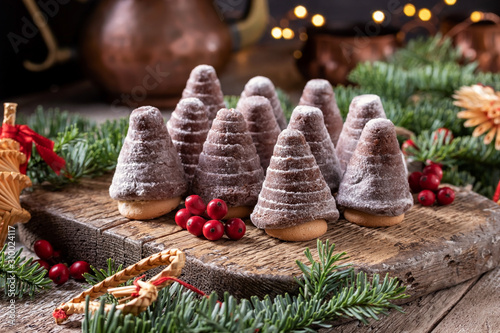 Beehives or wasp nests - traditional Czech no-bake Christmas cookies
