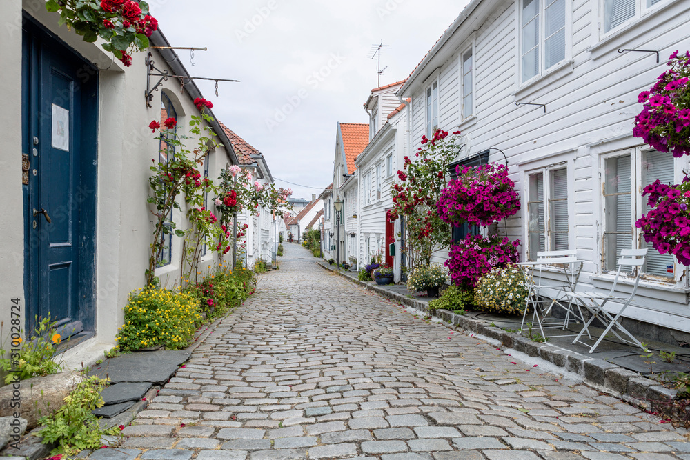 Altstadt von Stavanger, Südwestnorwegen